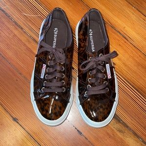 Women’s Superga tortoise shell sneakers size EU39